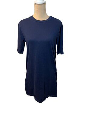 Aritza TNA Women’s Dress Size XS Cotton T-Shirt Dress Blue